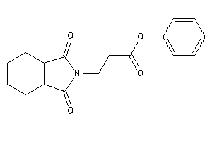 3-(1,3-diketo-3a,4,5,6,7,7a-hexahydroisoindol-2-yl)propionic Acid Phenyl Ester