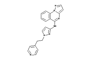 Pyrazolo[1,5-a]quinazolin-5-yl-[1-[2-(4-pyridyl)ethyl]pyrazol-3-yl]amine