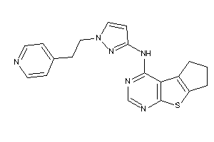 [1-[2-(4-pyridyl)ethyl]pyrazol-3-yl]-BLAHyl-amine