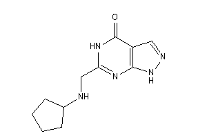 Image of 6-[(cyclopentylamino)methyl]-1,5-dihydropyrazolo[3,4-d]pyrimidin-4-one