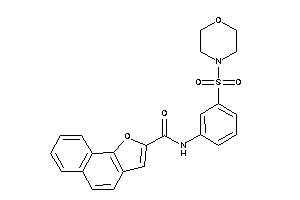 Image of N-(3-morpholinosulfonylphenyl)benzo[g]benzofuran-2-carboxamide
