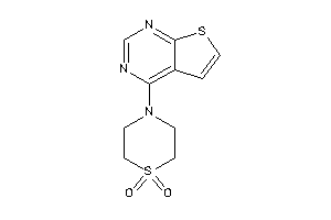 4-thieno[2,3-d]pyrimidin-4-yl-1,4-thiazinane 1,1-dioxide