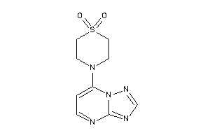 4-([1,2,4]triazolo[1,5-a]pyrimidin-7-yl)-1,4-thiazinane 1,1-dioxide