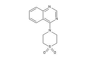 4-quinazolin-4-yl-1,4-thiazinane 1,1-dioxide