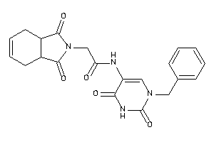 N-(1-benzyl-2,4-diketo-pyrimidin-5-yl)-2-(1,3-diketo-3a,4,7,7a-tetrahydroisoindol-2-yl)acetamide