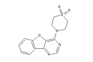 4-(benzofuro[3,2-d]pyrimidin-4-yl)-1,4-thiazinane 1,1-dioxide