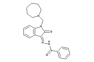 Image of N-[[1-(azepan-1-ylmethyl)-2-keto-indolin-3-ylidene]amino]benzamide