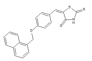 5-[4-(1-naphthylmethoxy)benzylidene]-2-thioxo-thiazolidin-4-one