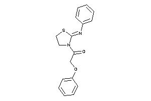 2-phenoxy-1-(2-phenyliminothiazolidin-3-yl)ethanone