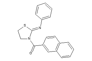 2-naphthyl-(2-phenyliminothiazolidin-3-yl)methanone