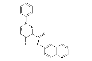 4-keto-1-phenyl-pyridazine-3-carboxylic Acid 7-isoquinolyl Ester