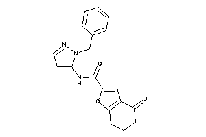 N-(2-benzylpyrazol-3-yl)-4-keto-6,7-dihydro-5H-benzofuran-2-carboxamide