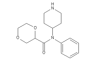 N-phenyl-N-(4-piperidyl)-1,4-dioxane-2-carboxamide