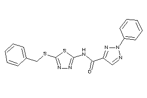 N-[5-(benzylthio)-1,3,4-thiadiazol-2-yl]-2-phenyl-triazole-4-carboxamide