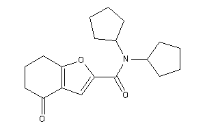 N,N-dicyclopentyl-4-keto-6,7-dihydro-5H-benzofuran-2-carboxamide