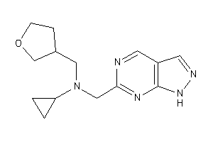 Cyclopropyl-(1H-pyrazolo[3,4-d]pyrimidin-6-ylmethyl)-(tetrahydrofuran-3-ylmethyl)amine