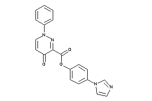 4-keto-1-phenyl-pyridazine-3-carboxylic Acid (4-imidazol-1-ylphenyl) Ester