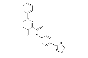 4-keto-1-phenyl-pyridazine-3-carboxylic Acid [4-(1,2,4-oxadiazol-3-yl)phenyl] Ester