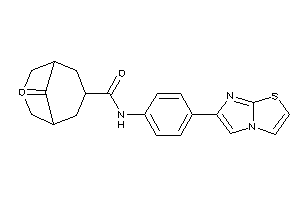 N-(4-imidazo[2,1-b]thiazol-6-ylphenyl)-9-keto-bicyclo[3.3.1]nonane-7-carboxamide