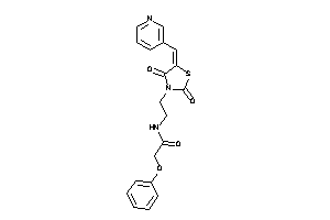 N-[2-[2,4-diketo-5-(3-pyridylmethylene)thiazolidin-3-yl]ethyl]-2-phenoxy-acetamide