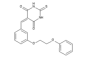 5-[3-(2-phenoxyethoxy)benzylidene]-2-thioxo-hexahydropyrimidine-4,6-quinone