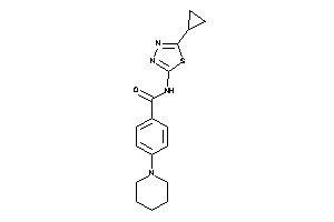N-(5-cyclopropyl-1,3,4-thiadiazol-2-yl)-4-piperidino-benzamide