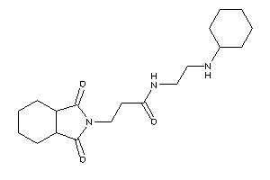 N-[2-(cyclohexylamino)ethyl]-3-(1,3-diketo-3a,4,5,6,7,7a-hexahydroisoindol-2-yl)propionamide