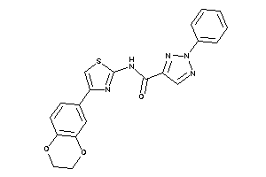 N-[4-(2,3-dihydro-1,4-benzodioxin-6-yl)thiazol-2-yl]-2-phenyl-triazole-4-carboxamide