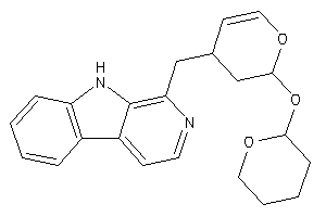 Image of 1-[(2-tetrahydropyran-2-yloxy-3,4-dihydro-2H-pyran-4-yl)methyl]-9H-$b-carboline