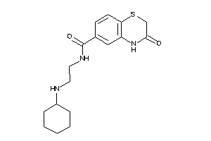 N-[2-(cyclohexylamino)ethyl]-3-keto-4H-1,4-benzothiazine-6-carboxamide