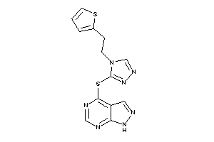 4-[[4-[2-(2-thienyl)ethyl]-1,2,4-triazol-3-yl]thio]-1H-pyrazolo[3,4-d]pyrimidine