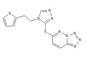 6-[[4-[2-(2-thienyl)ethyl]-1,2,4-triazol-3-yl]thio]tetrazolo[5,1-f]pyridazine