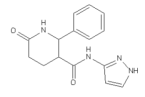 6-keto-2-phenyl-N-(1H-pyrazol-3-yl)nipecotamide