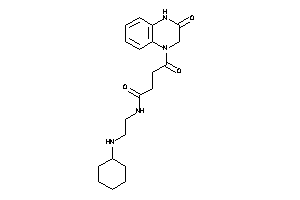 N-[2-(cyclohexylamino)ethyl]-4-keto-4-(3-keto-2,4-dihydroquinoxalin-1-yl)butyramide