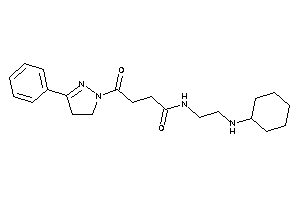 N-[2-(cyclohexylamino)ethyl]-4-keto-4-(3-phenyl-2-pyrazolin-1-yl)butyramide