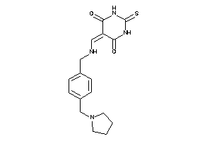 5-[[[4-(pyrrolidinomethyl)benzyl]amino]methylene]-2-thioxo-hexahydropyrimidine-4,6-quinone