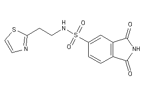 1,3-diketo-N-(2-thiazol-2-ylethyl)isoindoline-5-sulfonamide