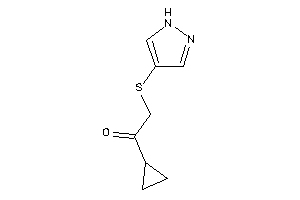 1-cyclopropyl-2-(1H-pyrazol-4-ylthio)ethanone