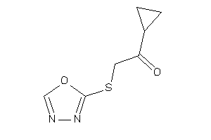 1-cyclopropyl-2-(1,3,4-oxadiazol-2-ylthio)ethanone