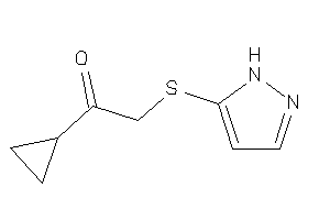 1-cyclopropyl-2-(1H-pyrazol-5-ylthio)ethanone