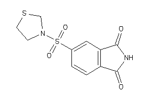 5-thiazolidin-3-ylsulfonylisoindoline-1,3-quinone