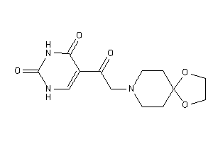 5-[2-(1,4-dioxa-8-azaspiro[4.5]decan-8-yl)acetyl]uracil