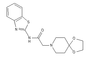 N-(1,3-benzothiazol-2-yl)-2-(1,4-dioxa-8-azaspiro[4.5]decan-8-yl)acetamide