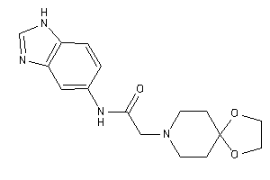 N-(1H-benzimidazol-5-yl)-2-(1,4-dioxa-8-azaspiro[4.5]decan-8-yl)acetamide