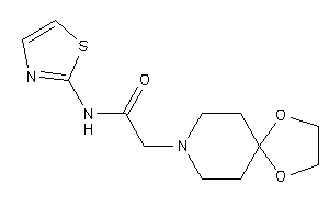 2-(1,4-dioxa-8-azaspiro[4.5]decan-8-yl)-N-thiazol-2-yl-acetamide