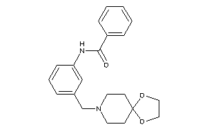 N-[3-(1,4-dioxa-8-azaspiro[4.5]decan-8-ylmethyl)phenyl]benzamide