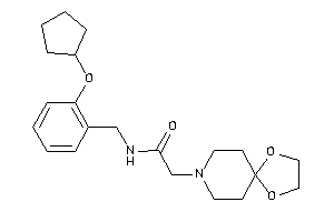 N-[2-(cyclopentoxy)benzyl]-2-(1,4-dioxa-8-azaspiro[4.5]decan-8-yl)acetamide