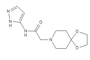 2-(1,4-dioxa-8-azaspiro[4.5]decan-8-yl)-N-(1H-pyrazol-5-yl)acetamide