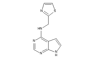 Image of 7H-pyrrolo[2,3-d]pyrimidin-4-yl(thiazol-2-ylmethyl)amine