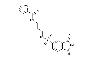 N-[3-[(1,3-diketoisoindolin-5-yl)sulfonylamino]propyl]thiophene-2-carboxamide